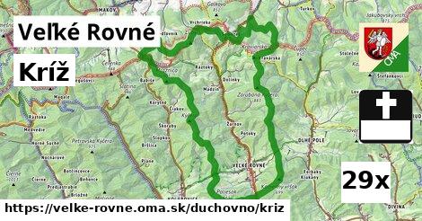 Kríž, Veľké Rovné