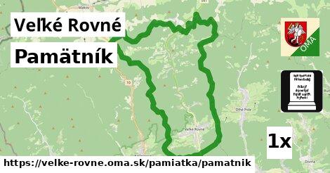 Pamätník, Veľké Rovné