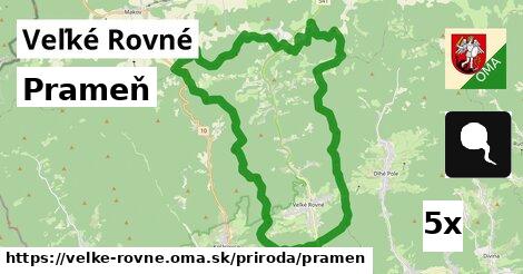 Prameň, Veľké Rovné