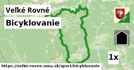 bicyklovanie v Veľké Rovné