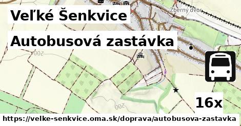 Autobusová zastávka, Veľké Šenkvice