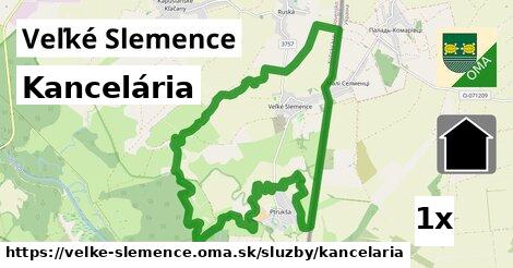 Kancelária, Veľké Slemence