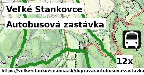 autobusová zastávka v Veľké Stankovce