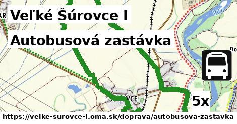 autobusová zastávka v Veľké Šúrovce I