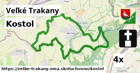 Kostol, Veľké Trakany