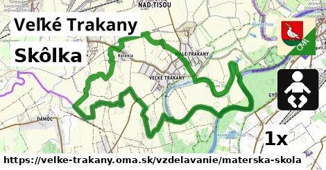 skôlka v Veľké Trakany