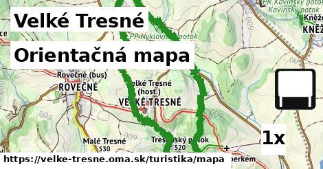 Orientačná mapa, Velké Tresné