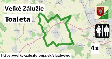 Toaleta, Veľké Zálužie