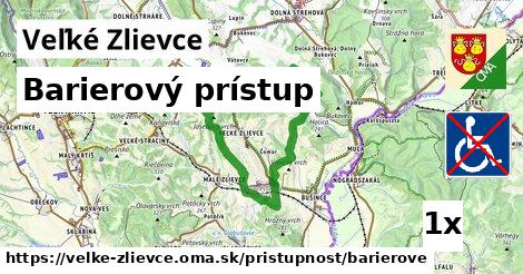 barierový prístup v Veľké Zlievce