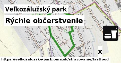 Všetky body v Veľkozálužský park