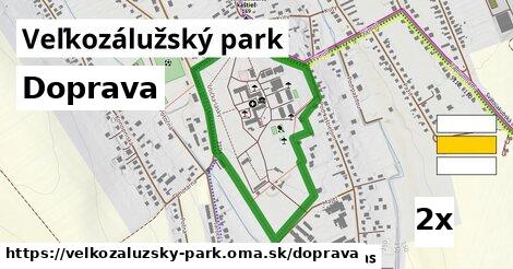 doprava v Veľkozálužský park