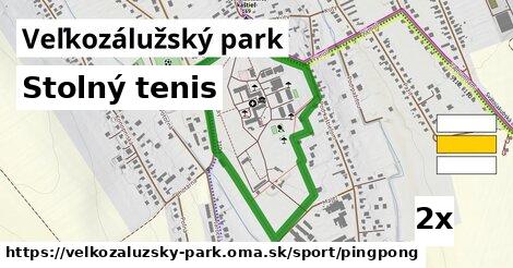 Stolný tenis, Veľkozálužský park