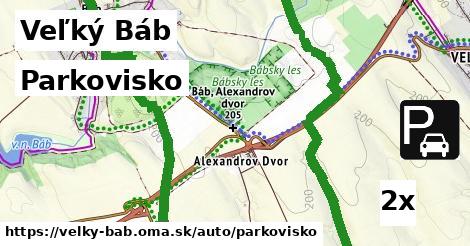 Parkovisko, Veľký Báb