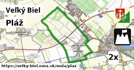 Pláž, Veľký Biel