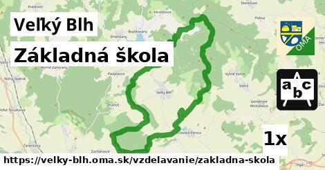 Základná škola, Veľký Blh