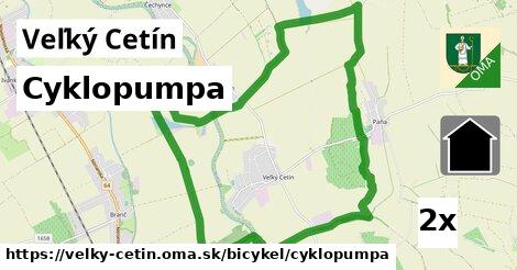 Cyklopumpa, Veľký Cetín