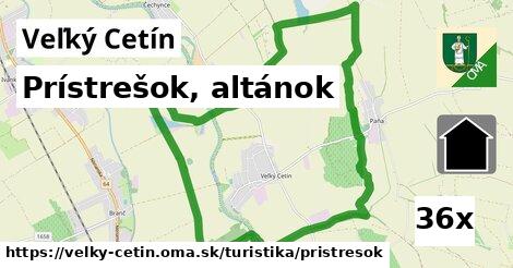 prístrešok, altánok v Veľký Cetín