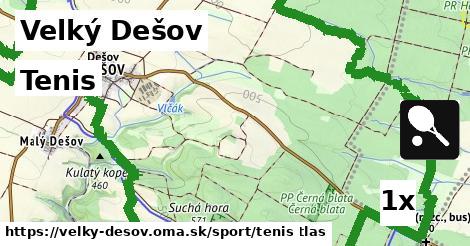 Tenis, Velký Dešov