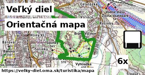 Orientačná mapa, Veľký diel