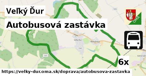 Autobusová zastávka, Veľký Ďur