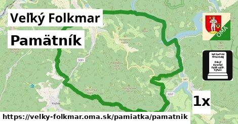 Pamätník, Veľký Folkmar