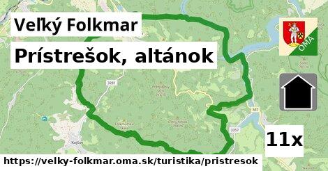 Prístrešok, altánok, Veľký Folkmar