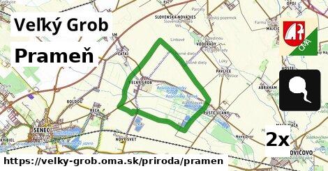 prameň v Veľký Grob