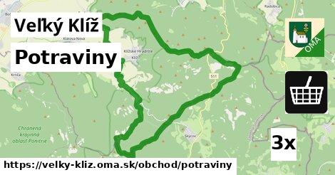 Potraviny, Veľký Klíž