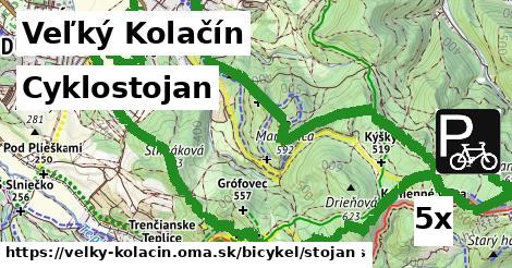 Cyklostojan, Veľký Kolačín