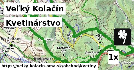 kvetinárstvo v Veľký Kolačín