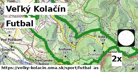 Futbal, Veľký Kolačín