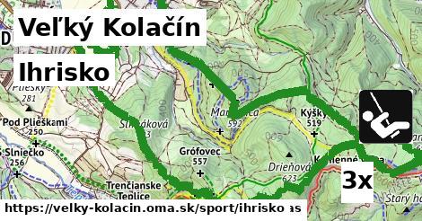 Ihrisko, Veľký Kolačín