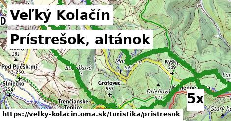 Prístrešok, altánok, Veľký Kolačín