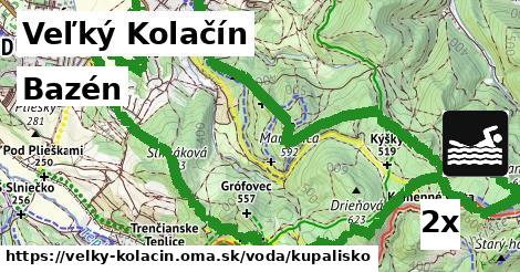 bazén v Veľký Kolačín