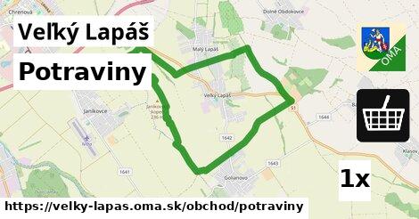 Potraviny, Veľký Lapáš