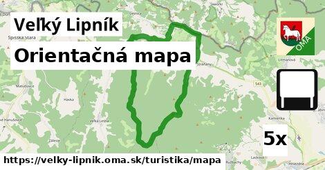 orientačná mapa v Veľký Lipník