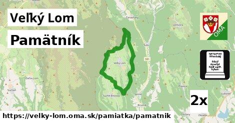 Pamätník, Veľký Lom