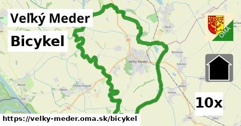 bicykel v Veľký Meder