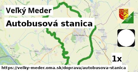 Autobusová stanica, Veľký Meder