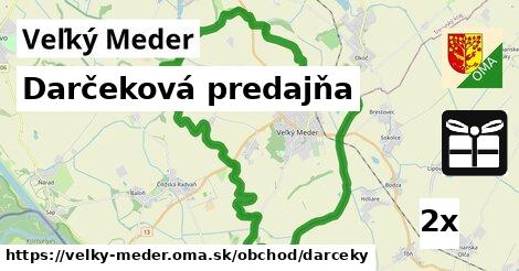 Darčeková predajňa, Veľký Meder