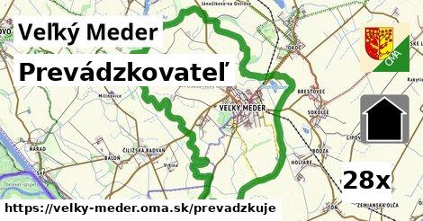 prevádzkovateľ v Veľký Meder