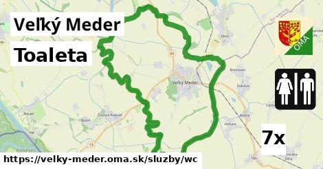 Toaleta, Veľký Meder