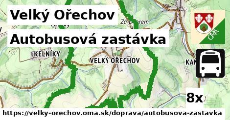 Autobusová zastávka, Velký Ořechov