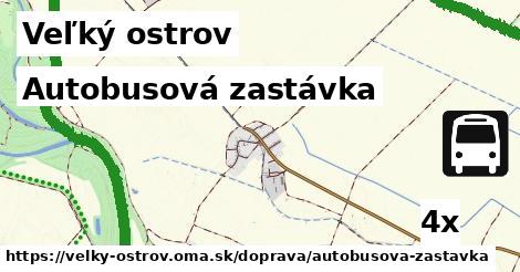 Autobusová zastávka, Veľký ostrov