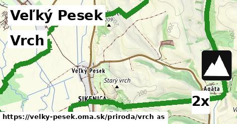 Vrch, Veľký Pesek