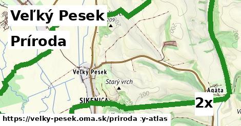 príroda v Veľký Pesek