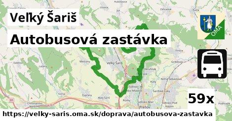 Autobusová zastávka, Veľký Šariš