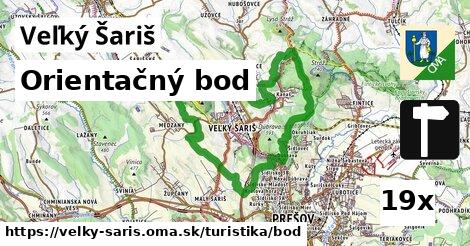 orientačný bod v Veľký Šariš