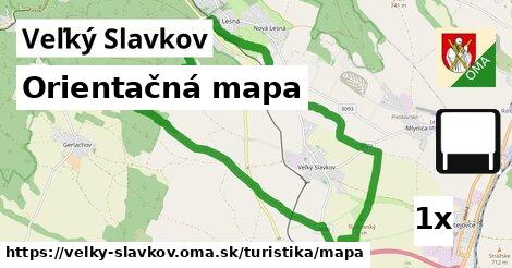 Orientačná mapa, Veľký Slavkov