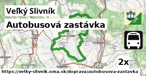 Autobusová zastávka, Veľký Slivník